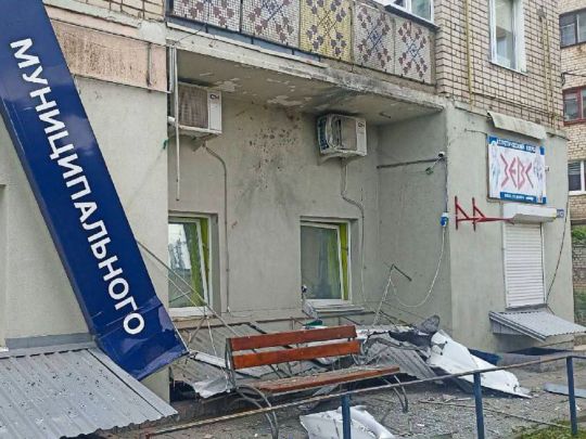 Український дрон нагрянув до окупаційної адміністрації Каховки: підсумки «візиту» (фото, відео)