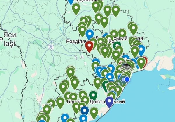В Одесской области появилась карта экологических достопримечательностей