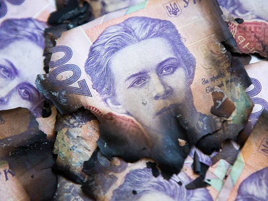 Гривневі банкноти пошкодив вогонь: у Нацбанку роз’яснили порядок дій