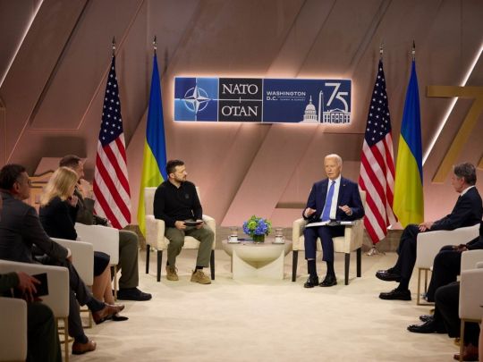 Харріс&nbsp;&mdash; не&nbsp;Трамп, Зеленський&nbsp;&mdash; не&nbsp;путін: Байден сконфузився на&nbsp;саміті НАТО (відео)