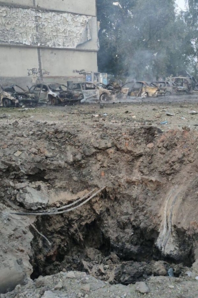 Росіяни двічі вдарили по центру Чугуїва на Харківщині, є поранені, серед яких підліток