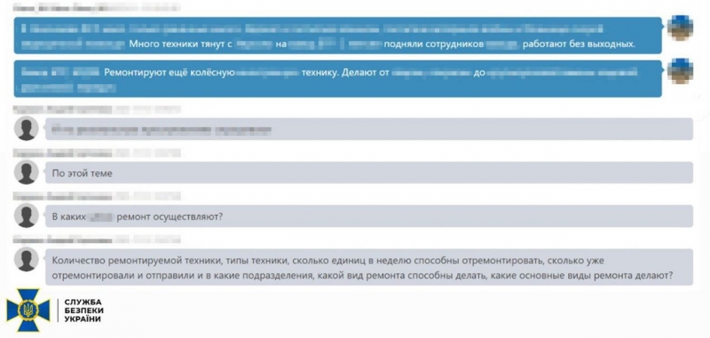 Чинний та колишні співробітники правоохоронних органів входили до агентурної мережі росіян у трьох областях України (фото)