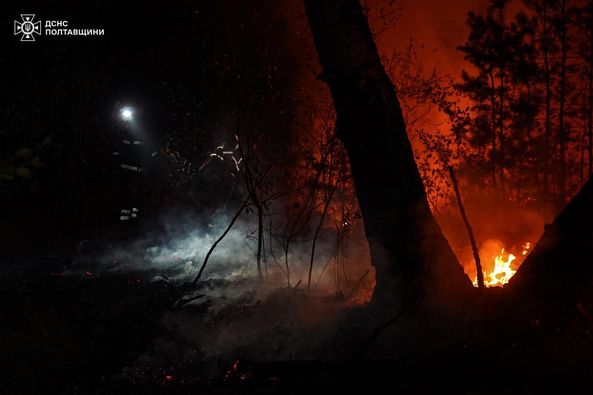 Через два тижні загасили катастрофічну пожежу на Полтавщині, з якою боролися рятувальники трьох областей (фото)