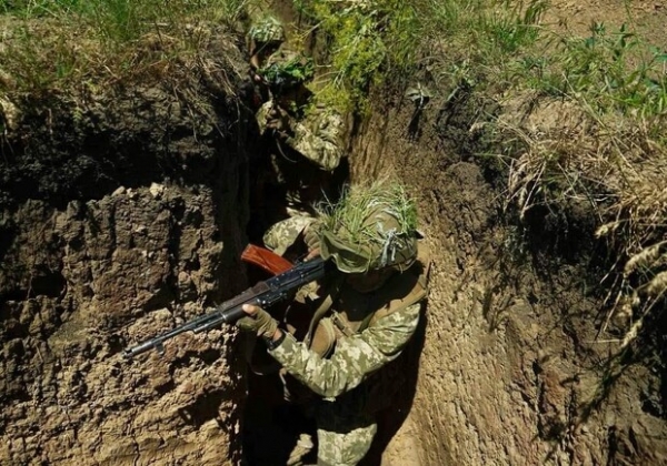Карта боевых действий в Украине 25 октября