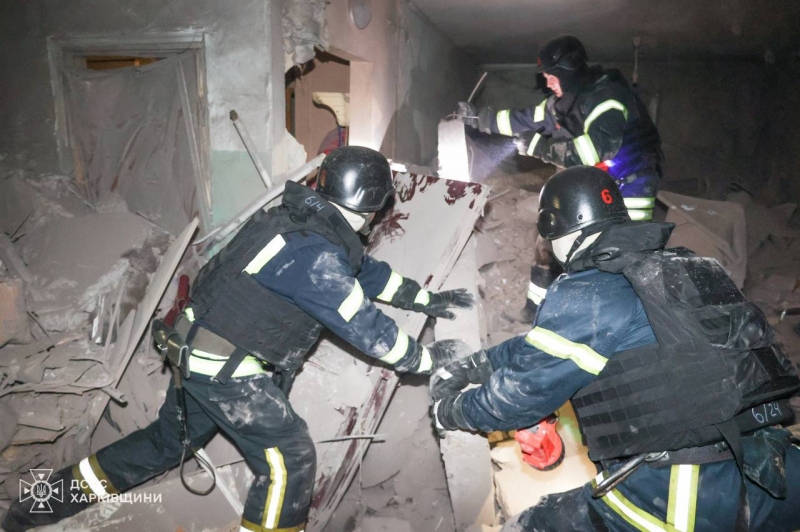 Ворог вночі обстріляв Харківщину: поранені понад 20 людей, серед них — п’ятеро дітей