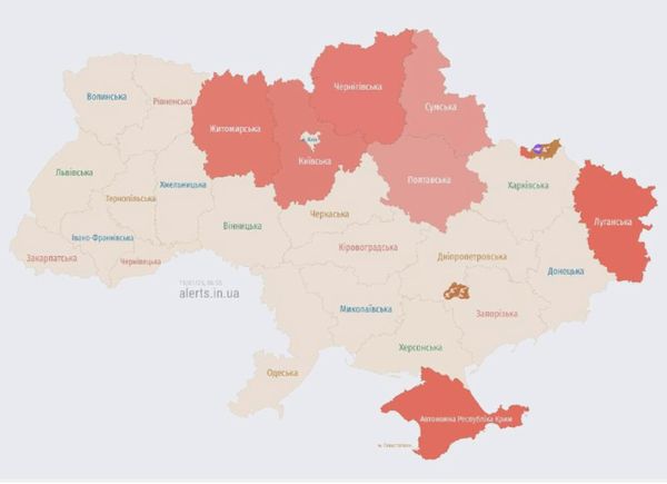 Ворог атакує Україну з повітря: де працюють сили ППО