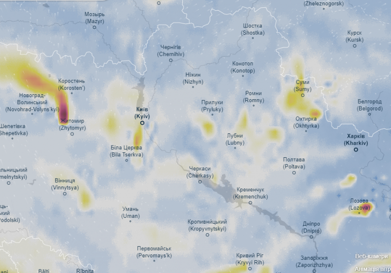 На Україну насувається пилова буря: які міста постраждають більше за інших