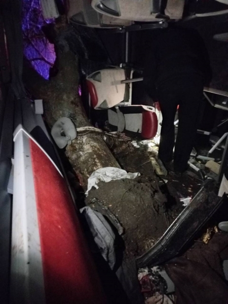 Рейсовий автобус Київ — Кишинів розбився у Молдові: серед пасажирів багато постраждалих (фото)