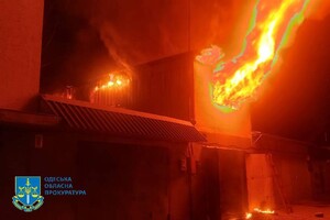Горели здание медучреждения и гараж: последствия ночной атаки БпЛА на Одесскую область (обновлено)