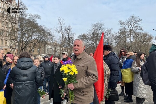 В Одессе простились с активистом Демьяном Ганулом
