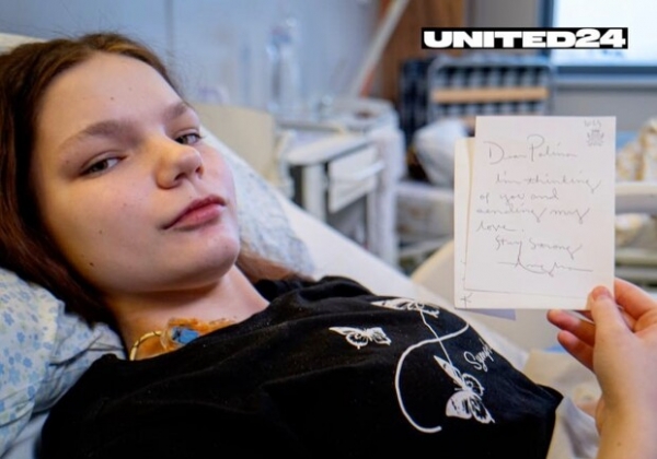 Анджелина Джоли поддержала 14-летнюю Полину, тяжело раненую во время ракетного удара по Изюму