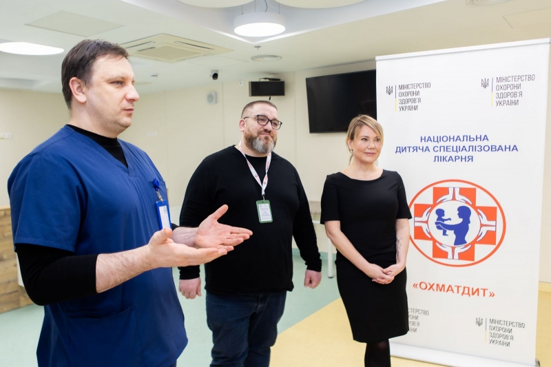 Інноваційне обладнання для хірургії: «ОХМАТДИТ» отримав нову систему THOMPSON