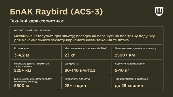 Маленька пташка, що виконує роботу великих літаків: що відомо про БпЛА Raybird-3