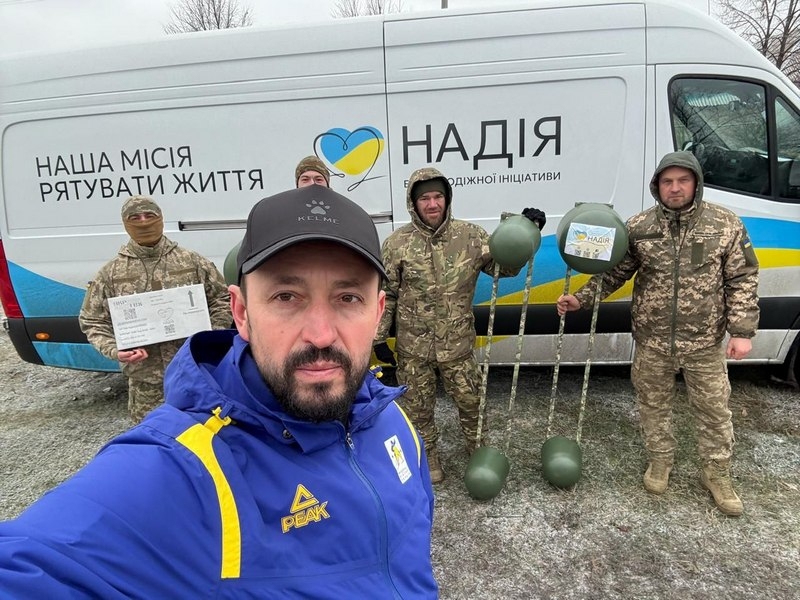 Валерій Дубіль разом із БФ молодіжної ініціативи «Надія» та партнерами здійснили 215 гуманітарних місій на фронт