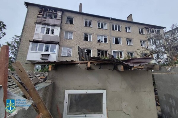 Дроновый удар по Одесской области: есть пострадавшие и повреждения домов