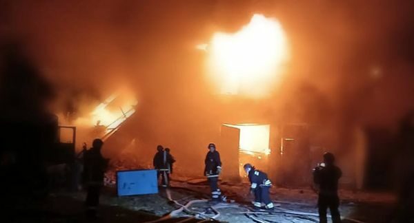 Атака на&nbsp;Україну: у&nbsp;Харкові пошкоджено супермаркет та&nbsp;автомийку, є&nbsp;постраждалі